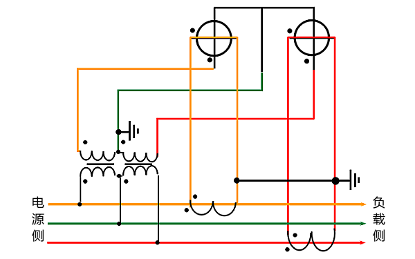 高壓柴油發(fā)電機(jī)三相三線制接線圖.png