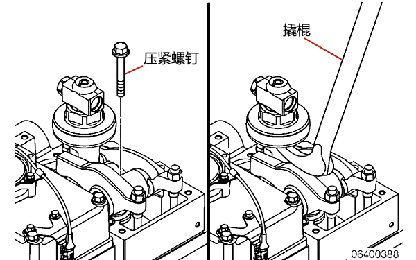 用撬桿拆下噴油器.png