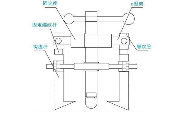 頂拔器結(jié)構(gòu)圖-柴油發(fā)電機(jī)組拆裝工具.png