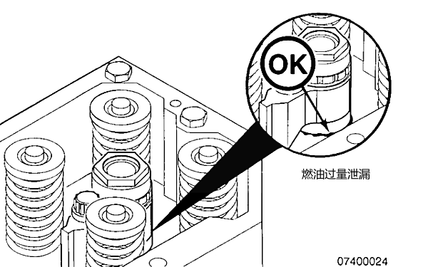 噴油器外部周圍有過(guò)量柴油泄漏.png