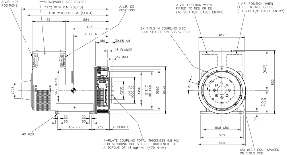 S4L1D-E41斯坦福發(fā)電機(jī)外形圖紙.png