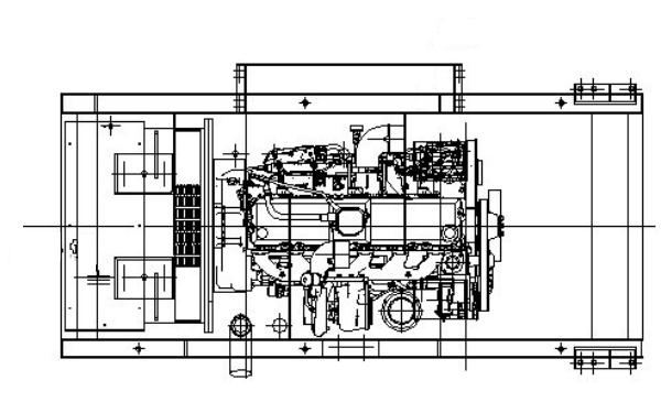 QSL8.9-G4康明斯柴油發(fā)電機(jī)組平面圖（200KW）.png