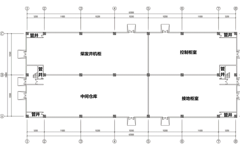 柴發(fā)樓一層平面布置圖.png