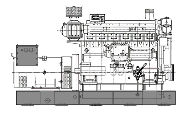 開(kāi)架式柴油發(fā)電機(jī)組示意圖.png