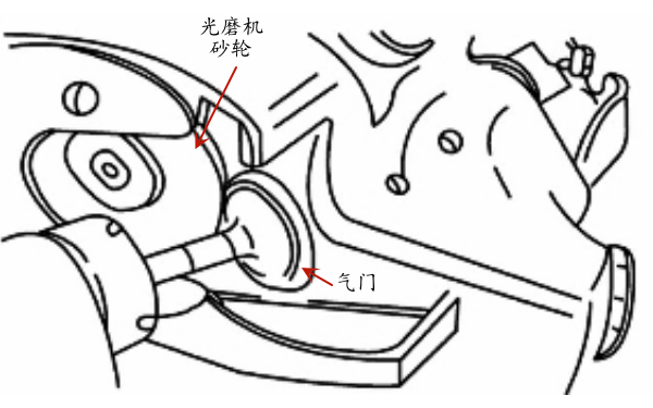 使用光磨機(jī)修復(fù)氣門工作面.png