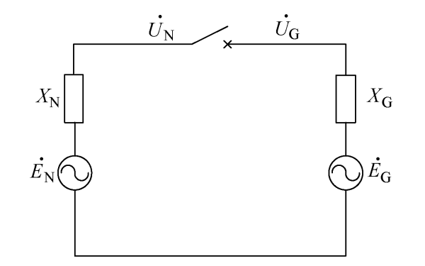 發(fā)電機并列示意圖.png