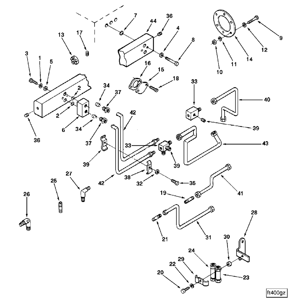 燃油管路零件圖-康明斯柴油發(fā)動機.png