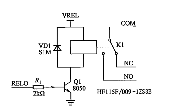 柴油發(fā)電機(jī)組控制系統(tǒng)繼電器輸出電路原理圖.png