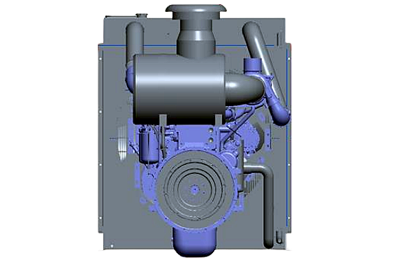 QSL8.9-G30東風(fēng)康明斯發(fā)動(dòng)機(jī)外形后視三維圖.png