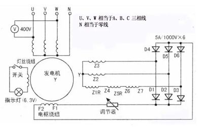 Y型接線圖-柴油發(fā)電機(jī)組.png