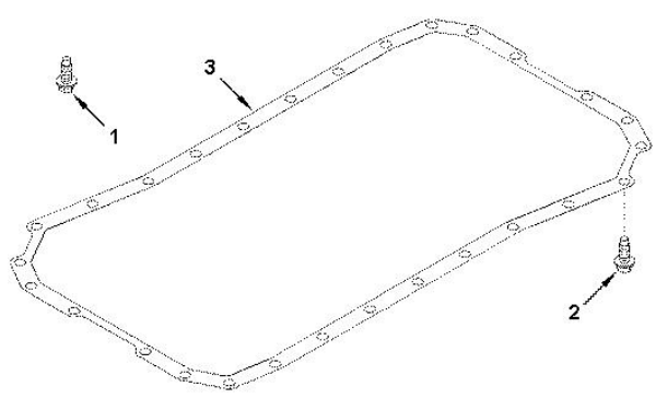 油底殼密封墊-康明斯柴油發(fā)電機組零件圖.png