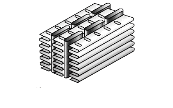 管帶式散熱器芯示意圖-柴油發(fā)電機組.png