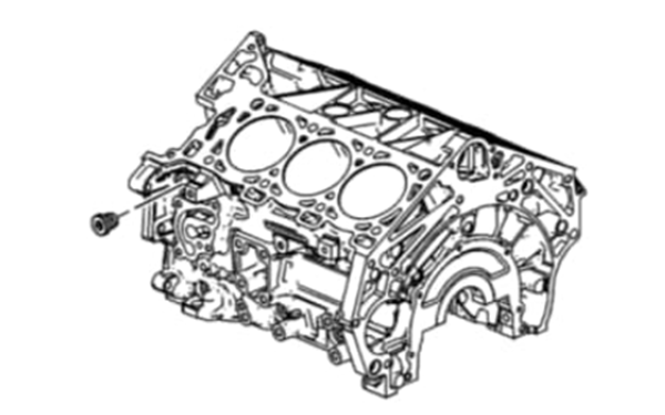 左側(cè)機油油道螺塞安裝圖-柴油發(fā)電機組.png