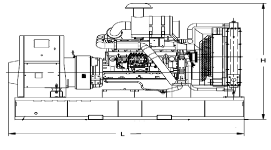 開(kāi)架式柴油發(fā)電機(jī)外形圖紙.png