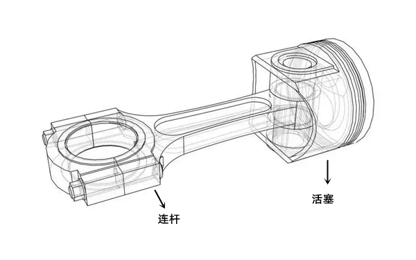 活塞連桿組矢量渲染圖-柴油發(fā)電機(jī)組.png