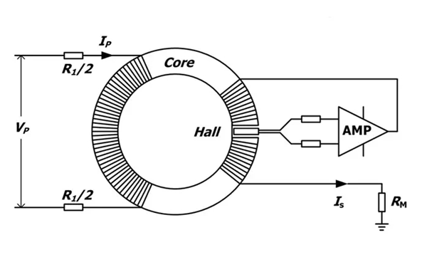 霍爾電壓傳感器原理圖.png