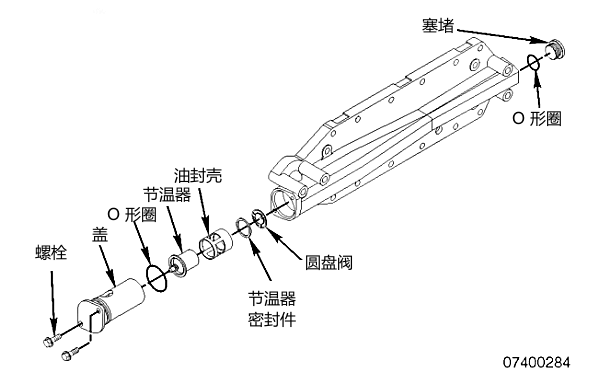 柴油機(jī)機(jī)油冷卻器解體png