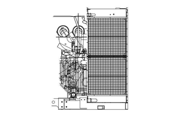 電噴型康明斯發(fā)電機(jī)組水箱散熱器外觀圖.png