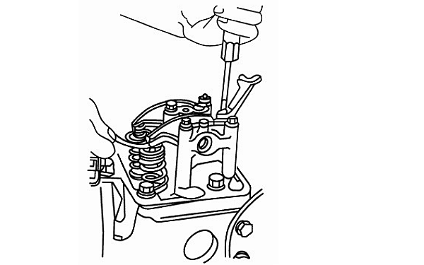 柴油機(jī)氣門間隙調(diào)整螺釘調(diào)節(jié)方法.png