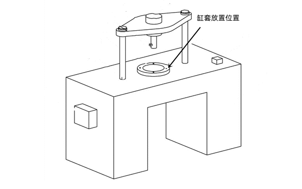 缸套內(nèi)徑檢測臺示意圖-柴油發(fā)電機(jī)組.png