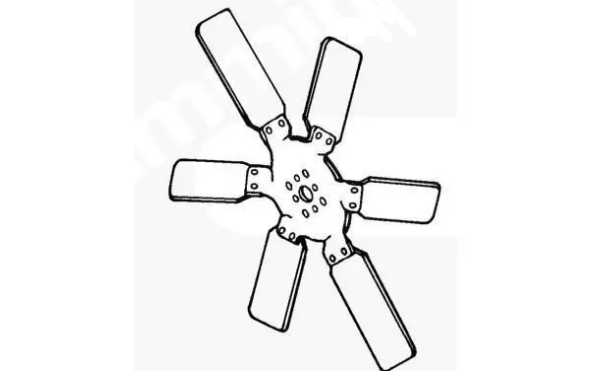 散熱器風扇葉示意圖-康明斯柴油發(fā)電機組.png